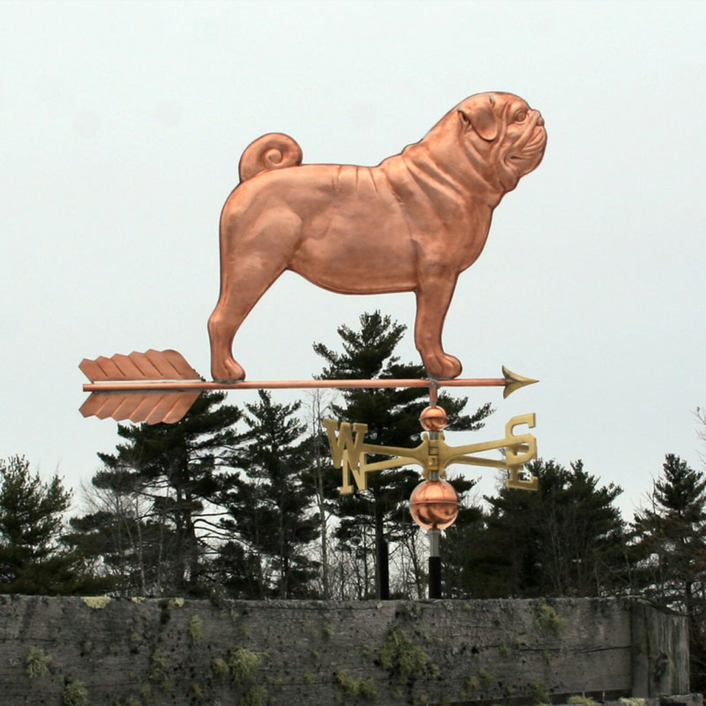 Large Pug Copper Tops Of New Hampshire